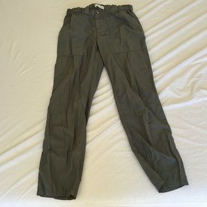 Lou and Grey for LOFT cargo pants green